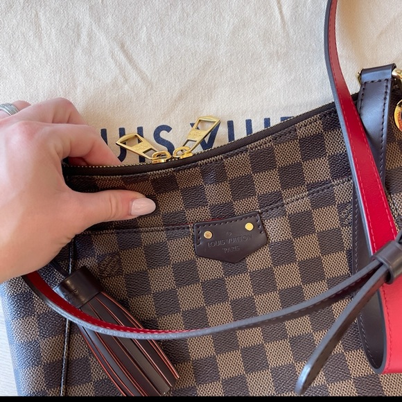 Louis Vuitton Damier Ebene South Bank Besace Bag Purse - Picture 8 of 14